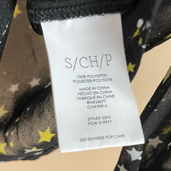 Cabi Womens Small Top Blouse Button-Up Shirt Galaxy Star Sheer Boho Whimsical - Picture 7 of 8